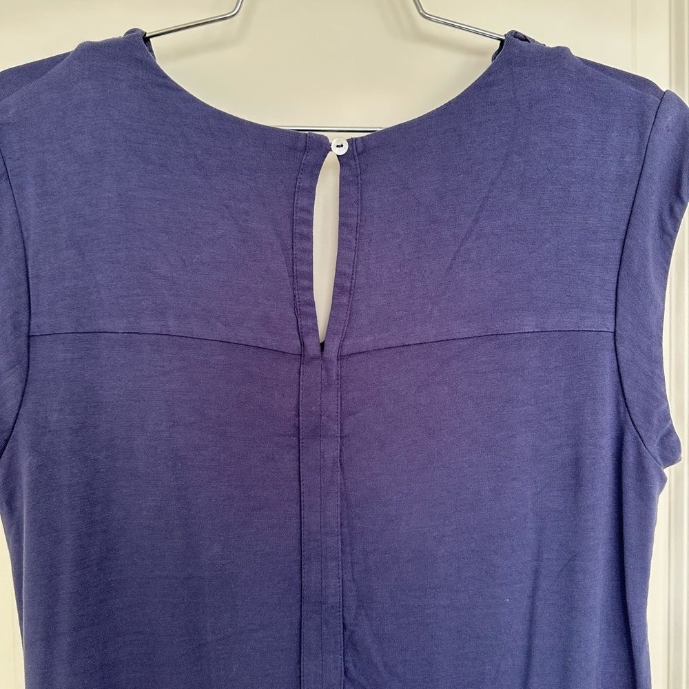 A Pea in the Pod Purple Embellished Blouse - Picture 6 of 10